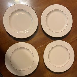Lenox courtyard 8” salad plate / 4sets